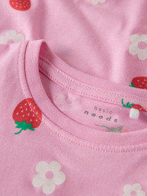 NAME IT T-shirt Vigga Pink Frosting Strawberry